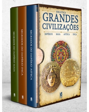 BIBLIOTECA GRANDES CIVILIZAÇÕES - BOX COM 3 LIVROS