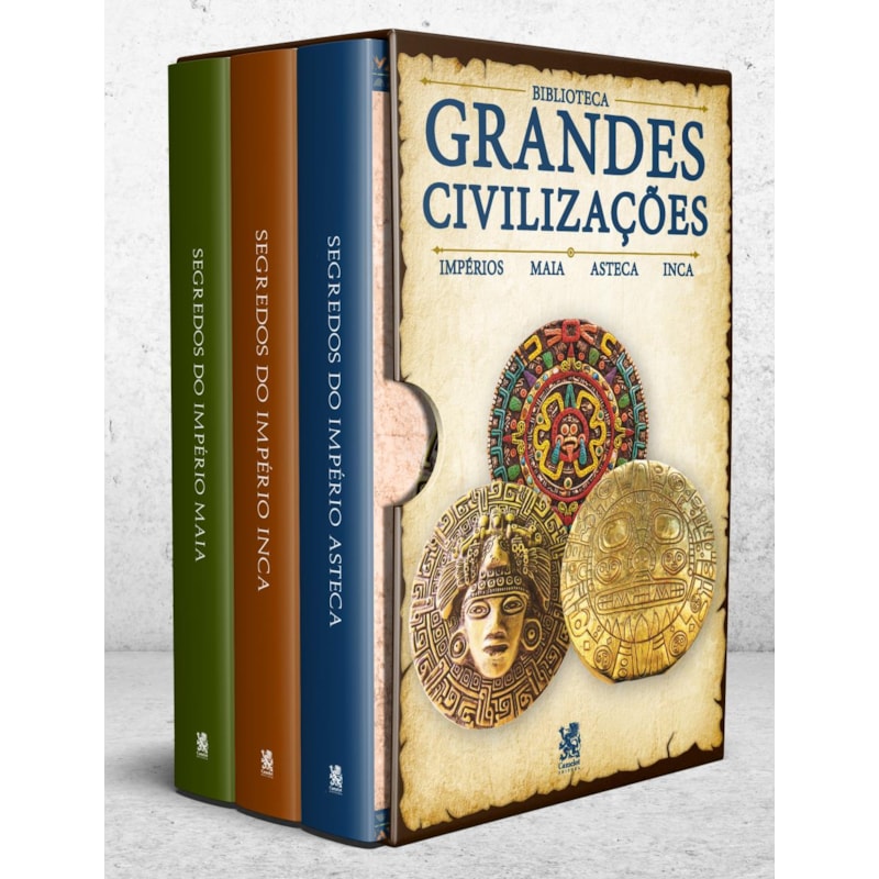 BIBLIOTECA GRANDES CIVILIZAÇÕES - BOX COM 3 LIVROS