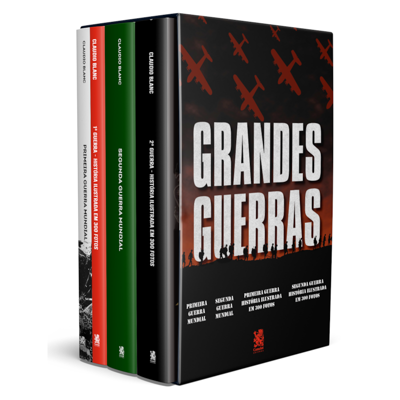 BIBLIOTECA GRANDES GUERRAS - BOX COM 4 LIVROS
