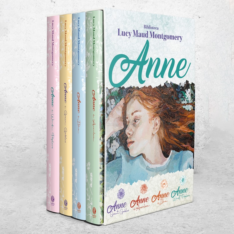BIBLIOTECA GRANDES OBRAS LUCY MAUD MONTGOMERY - BOX COM 4 LIVROS