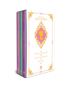 BIBLIOTECA JANE AUSTEN - BOX COM 3 LIVROS - EDIÇÃO DE LUXO