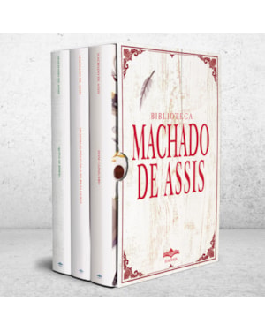 BIBLIOTECA MACHADO DE ASSIS VOLUME 01 - BOX COM 3 LIVROS