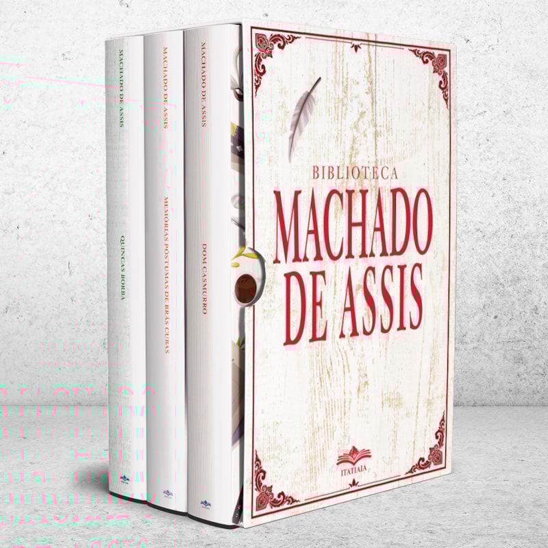 BIBLIOTECA MACHADO DE ASSIS VOLUME 01 - BOX COM 3 LIVROS