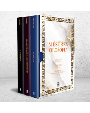 BIBLIOTECA MESTRES DA FILOSOFIA - BOX COM 3 LIVROS