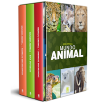 BIBLIOTECA MUNDO ANIMAL - BOX COM 3 LIVROS