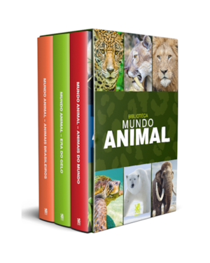 BIBLIOTECA MUNDO ANIMAL - BOX COM 3 LIVROS