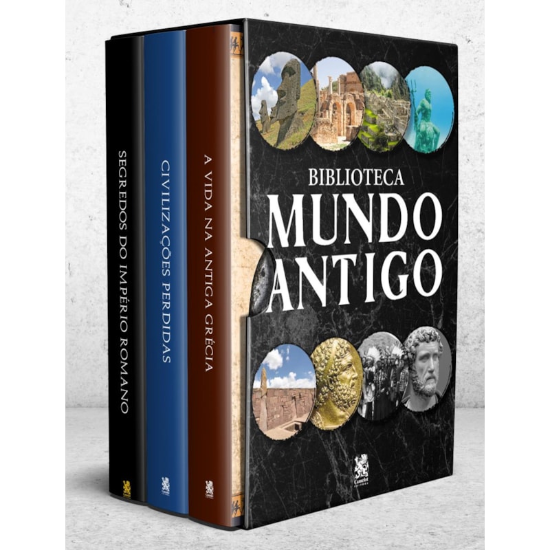 BIBLIOTECA MUNDO ANTIGO - BOX COM 3 LIVROS