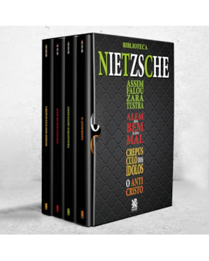 BIBLIOTECA NIETZSCHE - BOX COM 4 LIVROS