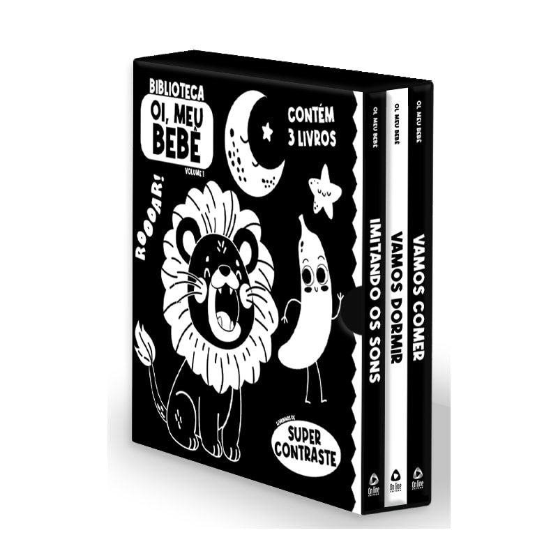 BIBLIOTECA OI, MEU BEBÊ - BOX COM 3 LIVRINHOS