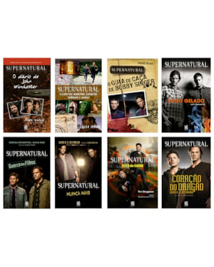 BIBLIOTECA SUPERNATURAL - COLEÇÃO COM 8 LIVROS