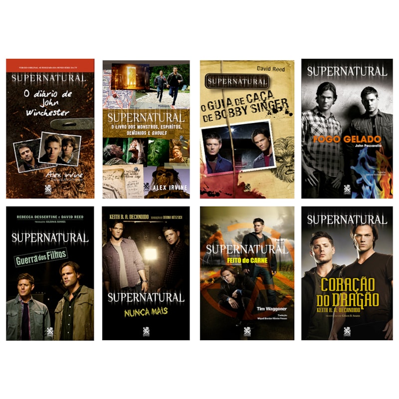 BIBLIOTECA SUPERNATURAL - COLEÇÃO COM 8 LIVROS