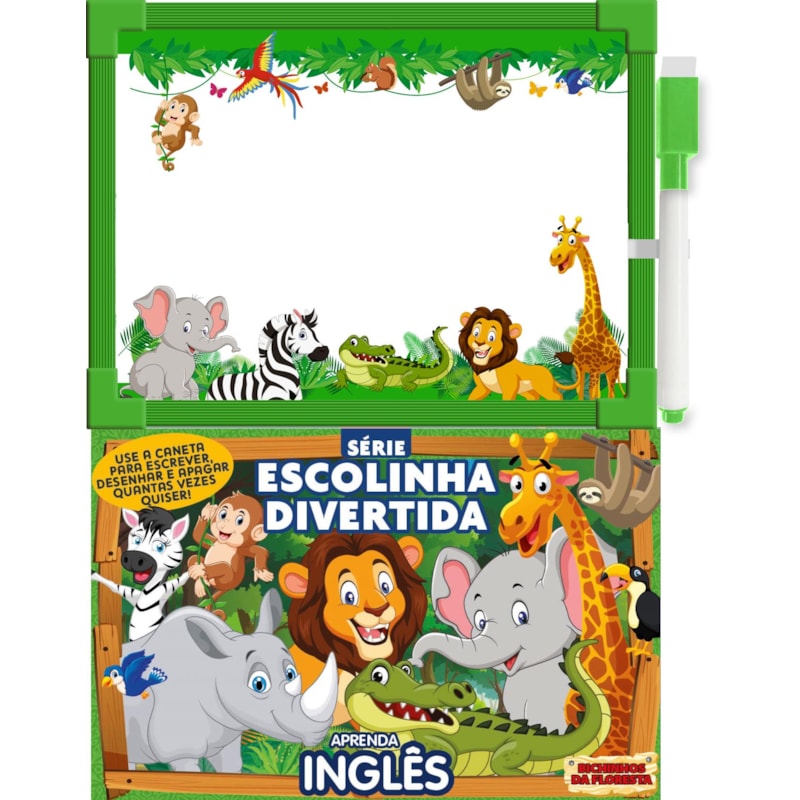 BICHINHOS DA FLORESTA SÉRIE ESCOLINHA DIVERTIDA APRENDA INGLÊS