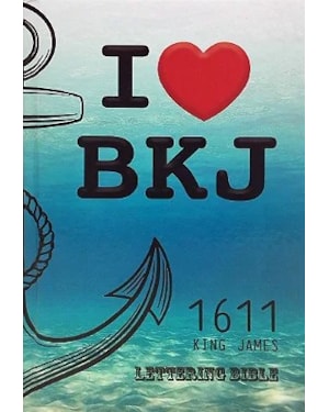 BKJ1611 ULTRA FINA LETTERING BIBLE - I LOVE BKJ