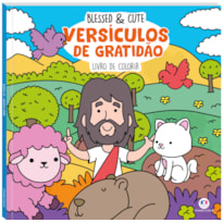 BLESSED E CUTE - VERSÍCULOS DE GRATIDÃO PARA COLORIR