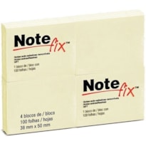 BLOCO ADESIVO NOTEFIX 38MMX50MM 100 FOLHAS