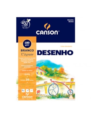 BLOCO CANSON PAPEL CANSON A3 297MMX420 MM 180 G/M² BRANCO 20 FOLHAS