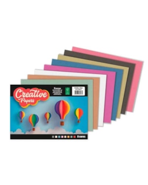 BLOCO FORONI CRIATIVE PAPER 80G/M² 40 FLS SORTIDAS