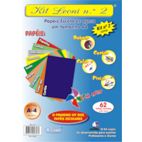 BLOCO LEONI KIT LEONI N°2 A4 210MMX297MM 62 FOLHAS SORTIDAS