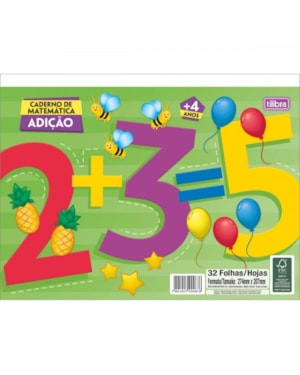 BLOCO TILIBRA CADERNO DE MATEMATICA 32 FOLHAS