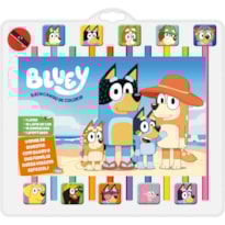 BLUEY BRINCANDO DE COLORIR