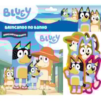 BLUEY BRINCANDO NO BANHO