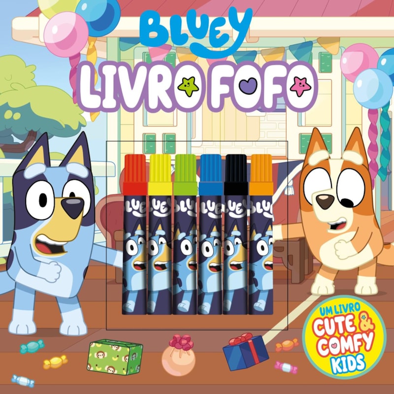 BLUEY CUTE & COMFY KIDS - LIVRO FOFO