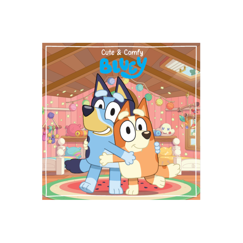 BLUEY CUTE & COMFY SUPER SPECIAL - LIVRO DE COLORIR INFANTIL - ENCADERNAÇÃO EM DISCO