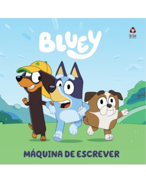 BLUEY LIVRO DE HISTÓRIA - MÁQUINA DE ESCREVER
