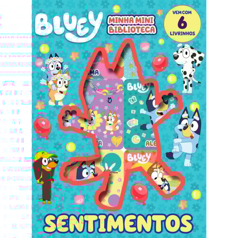 BLUEY MINHA MINI BIBLIOTECA - SENTIMENTOS