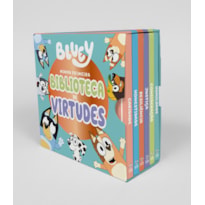BLUEY MINHA PRIMEIRA BÍBLIOTECA DE VIRTUDES - BOX COM 6 LIVRINHOS
