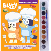 BLUEY PRANCHETA PARA PINTAR COM AQUARELA