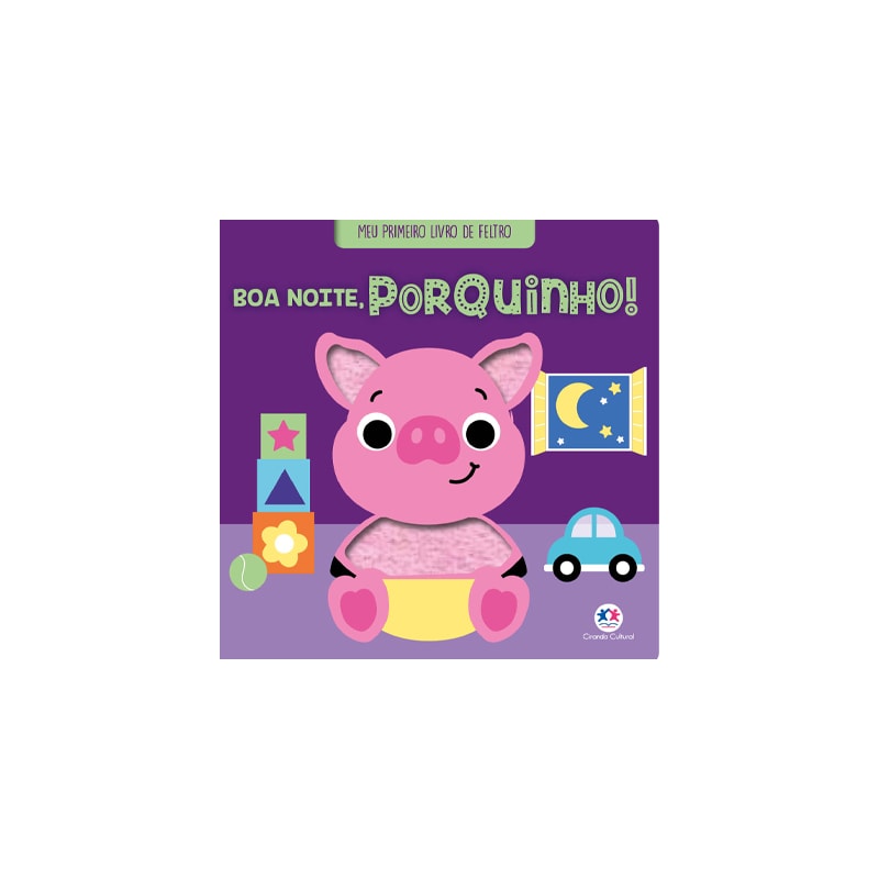 Boa noite, porquinho! - Livro de Feltro