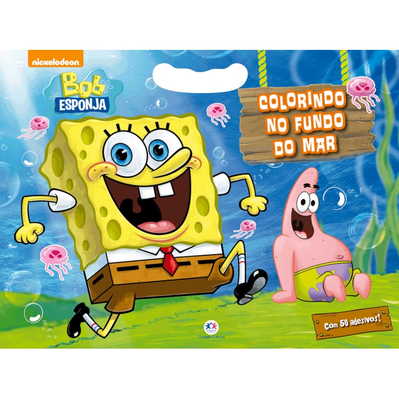 BOB ESPONJA - COLORINDO NO FUNDO DO MAR