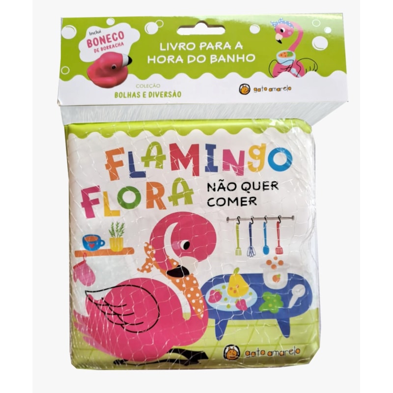Bolhas de Diversão - Flamingo flora não quer comer: Flamingo flora não quer comer