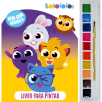 BOLOFOFOS LIVRO PARA PINTAR COM AQUARELA