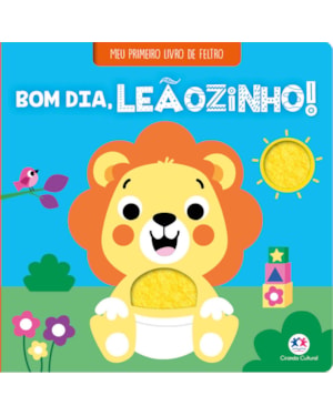 BOM DIA, LEÃOZINHO! LIVRO DE FELTRO