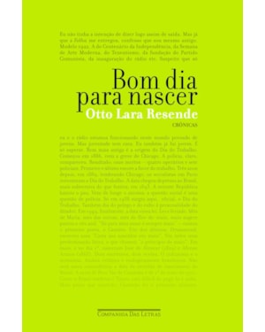 Bom dia para nascer
