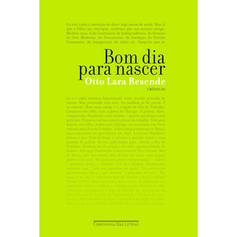 BOM DIA PARA NASCER