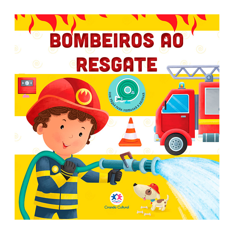 BOMBEIROS AO RESGATE - COM PEÇAS PARA DESTACAR E BRINCAR