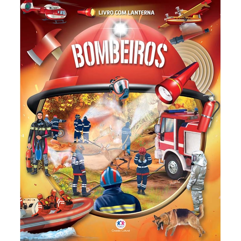 Bombeiros - Livro com lanterna