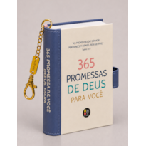 Book charm - 365 promessas de Deus para você - Livro chaveiro: Coleção book charm