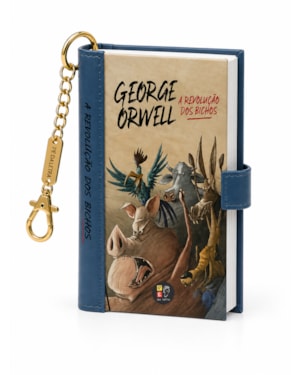Book Charm - A revolução dos Bichos - Livro chaveiro: Book charm