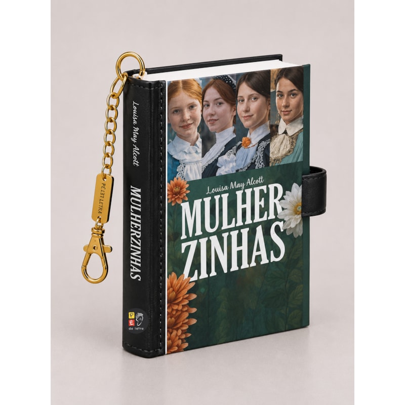 Book Charm - Mulherzinhas - Livro Chaveiro: Book Charm
