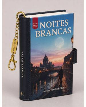 Book Charm - Noites Brancas - Livro chaveiro: Coleção book charm