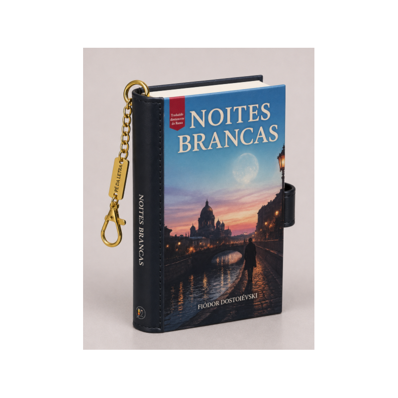 Book Charm - Noites Brancas - Livro chaveiro: Coleção book charm