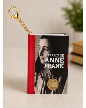 Book Charm - O Diário de Anne Frank - Livro chaveiro