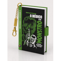 Book Charm - O médico e o monstro - Livro chaveiro: Coleção book charm