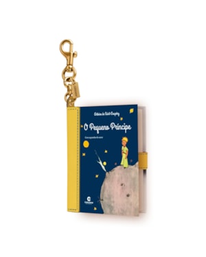 BOOK CHARM - O PEQUENO PRÍNCIPE: LIVRO COM CHAVEIRO