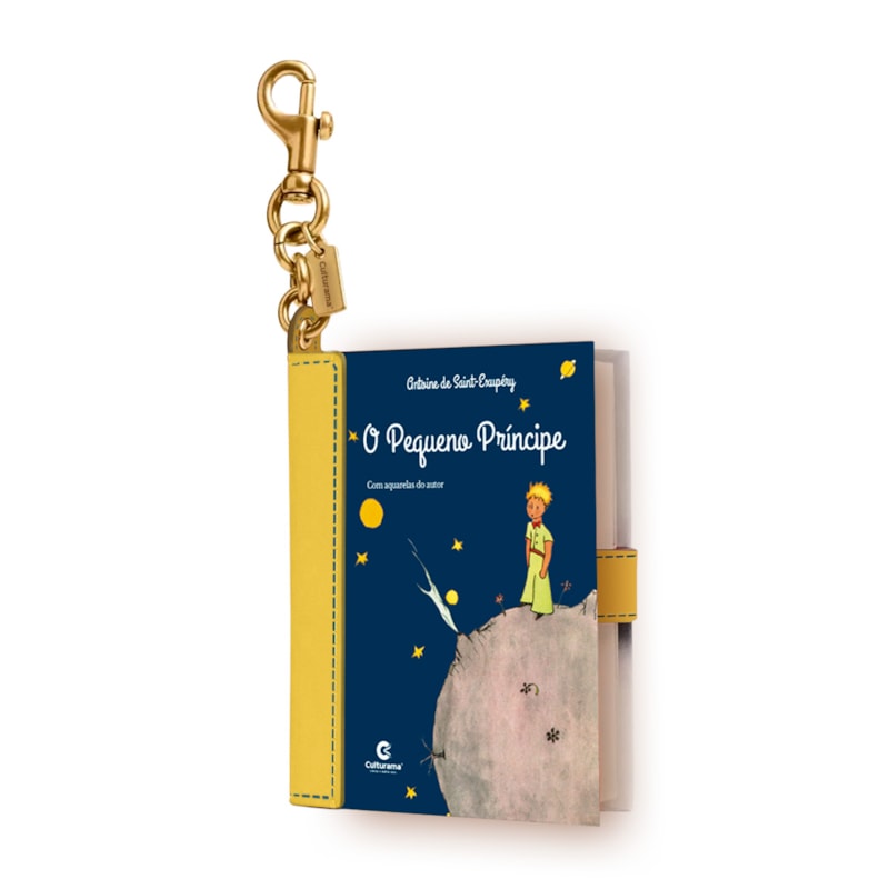 BOOK CHARM - O PEQUENO PRÍNCIPE: LIVRO COM CHAVEIRO