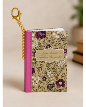 Book Charm - Orgulho e Preconceito - Livro chaveiro